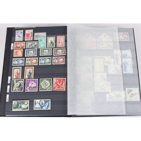 COLLECTION MONACO POSTE AÉRIENNE TIMBRES NEUFS, BLOCS-FEUILLETS COTE + DE 3150€