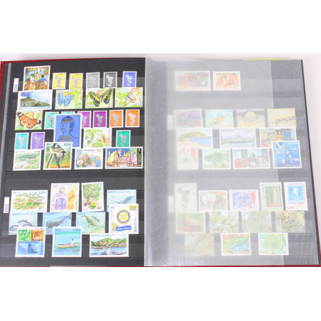 MAYOTTE COLLECTION JUSQU'À 2011, TIMBRES NEUFS** VALEUR FACIALE 130 EUROS