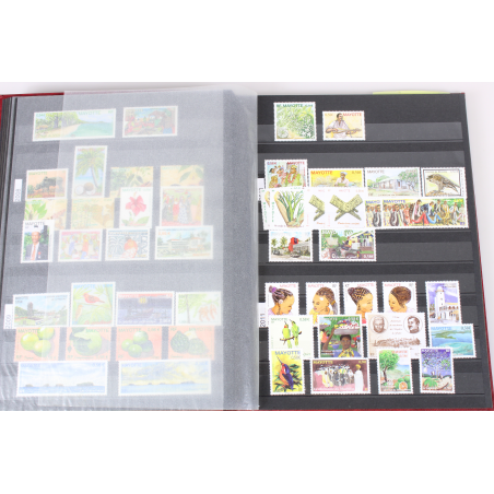 MAYOTTE COLLECTION JUSQU'À 2011, TIMBRES NEUFS** VALEUR FACIALE 130 EUROS