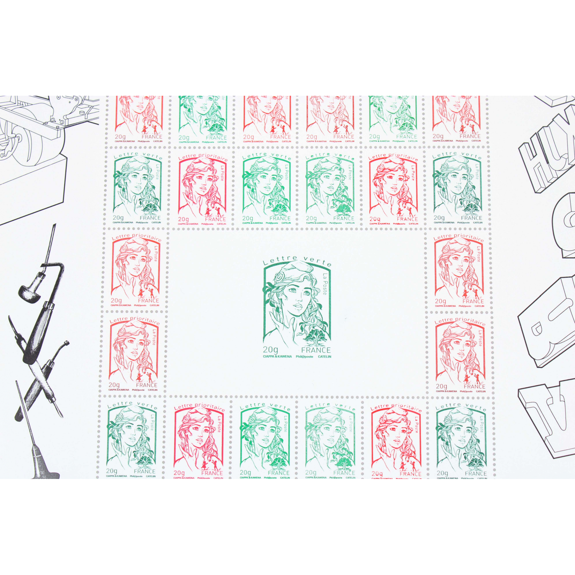 FEUILLE F4774A "MARIANNE ET LA JEUNESSE" - 2013, FEUILLE MULTITECHNIQUE NEUVE