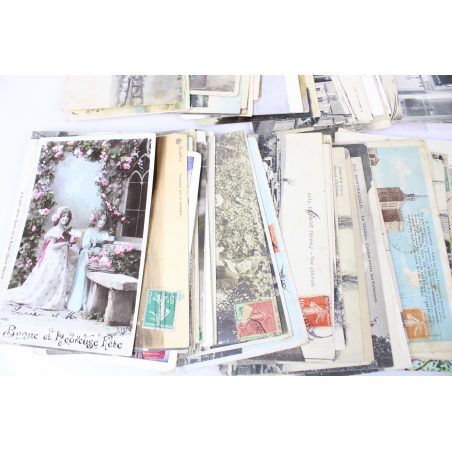 LOT DE 675 CARTES POSTALES ANCIENNES DE FRANCE, CPA