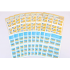 LOT 20 CARNETS AUTOADHÉSIFS VACANCES TIMBRES 0.46 € POUR AFFRANCHIR, FACIALE 92€