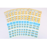 LOT 20 CARNETS AUTOADHÉSIFS VACANCES TIMBRES 0.46 € POUR AFFRANCHIR, FACIALE 92€