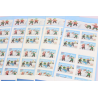 LOT 20 CARNETS AUTOADHÉSIFS VOEUX TIMBRES 0.46 € POUR AFFRANCHIR, FACIALE 92€