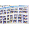 LOT 20 CARNETS AUTOADHÉSIFS VOEUX TIMBRES 0.46 € POUR AFFRANCHIR, FACIALE 92€