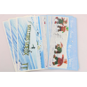 LOT 20 CARNETS AUTOADHÉSIFS VOEUX TIMBRES 0.46 € POUR AFFRANCHIR, FACIALE 92€