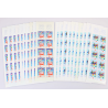 LOT 20 CARNETS CROIX ROUGE 2000-2001 TIMBRES 0.46 € POUR AFFRANCHIR, FACIALE 92€