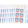 LOT 20 CARNETS CROIX ROUGE 2000-2001 TIMBRES 0.46 € POUR AFFRANCHIR, FACIALE 92€