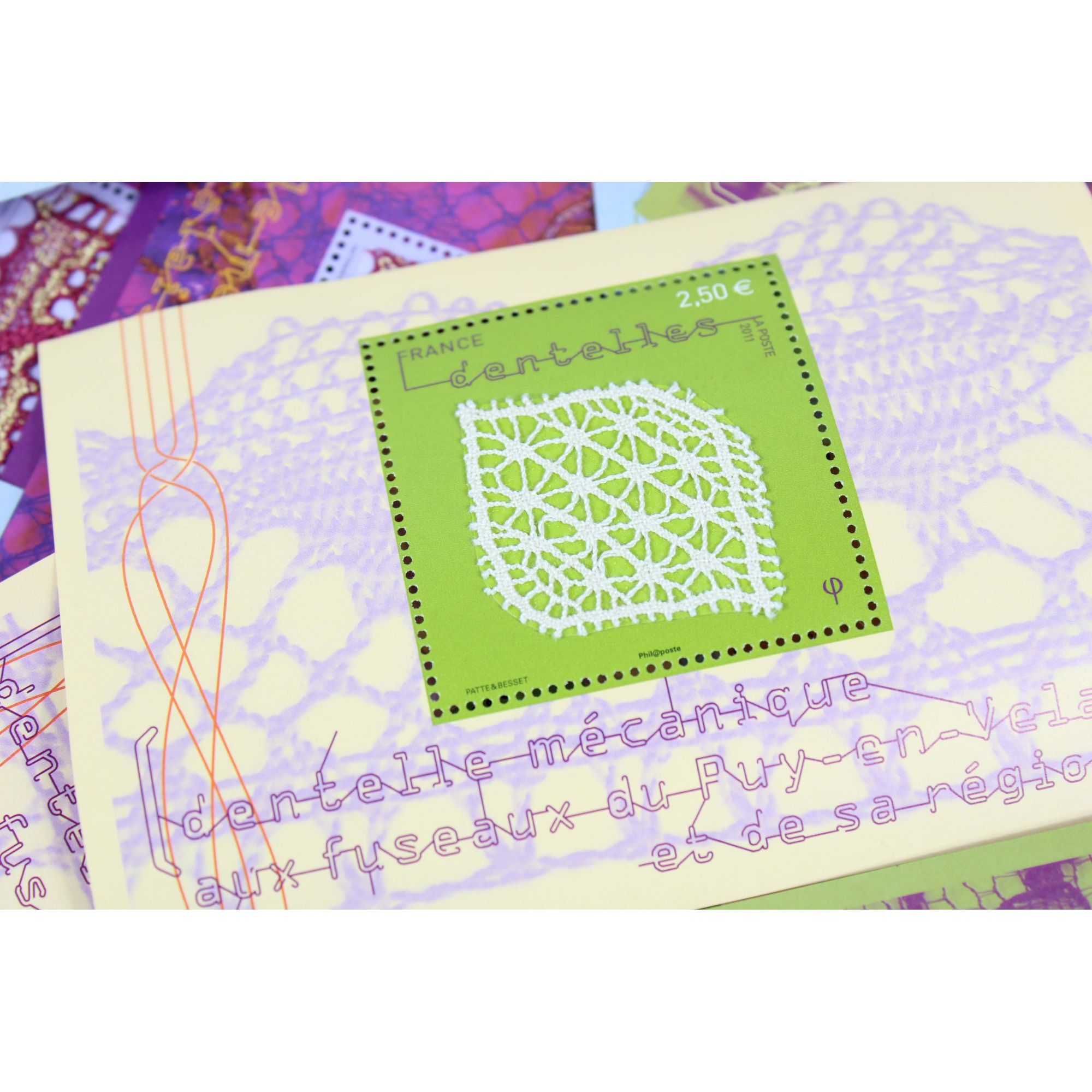 LOT 50 BLOCS DENTELLES MÉCANIQUES F4600-03 TIMBRES NEUFS** 2.50€ - FACIALE 125€