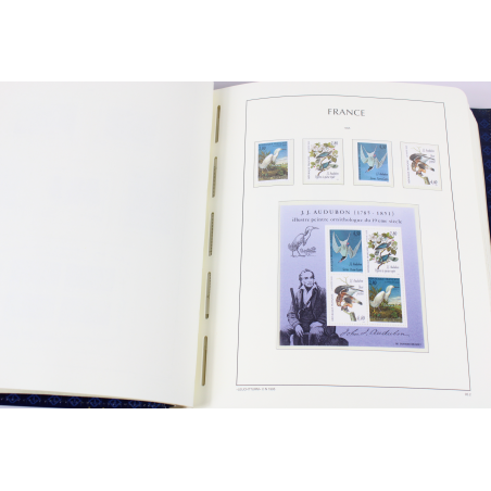 TIMBRES COLLECTION FRANCE DE 1995 À 2002 NEUFS** ALBUM LEUCHTTURM FACIALE 563€