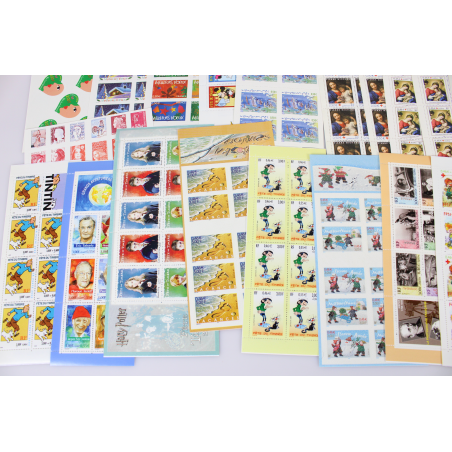 LOT DE TIMBRES ET BLOCS NEUFS** EN EUROS POUR VOS COURRIERS / COLLECTION VF 755€