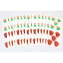 LOT 15 CARNETS AUTOADHÉSIFS BC27 COEURS, TIMBRES NEUFS** 0.46€ X 10, FACIALE 69€