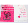 LOT 15 CARNETS AUTOADHÉSIFS BC27 COEURS, TIMBRES NEUFS** 0.46€ X 10, FACIALE 69€
