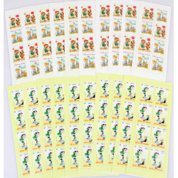 LOT 20 CARNETS BC3370a/BC3467a BOULE BILL/LAGAFFE TIMBRES 0.46 €, FACIALE 73.6€