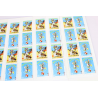 LOT 20 CARNETS TINTIN/LUCKY LUKE TIMBRES 0.46 € POUR AFFRANCHIR, FACIALE 69€
