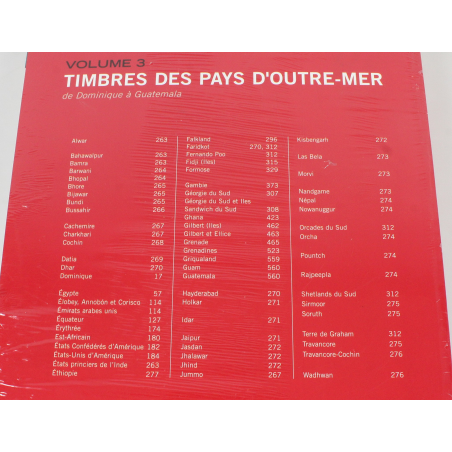 CATALOGUE DE COTATION YVERT ET TELLIER 2006, TIMBRES PAYS D'OUTRE-MER VOLUME 3