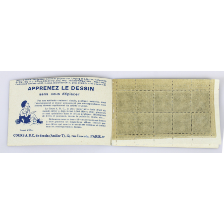 CARNET TIMBRES N° 192 CA4 SPÉCIMEN NEUFS** SIGNÉ EXPERT CHEZ BRUN + CERTIFICAT