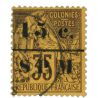 COLONIE FRANÇAISE SAINT PIERRE ET MIQUELON N° 13, TIMBRE OBLITÉRÉ SIGNÉ CHEZ BRUN