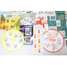 LOT DE TIMBRES ET BLOCS NEUFS** EN EUROS POUR VOS COURRIERS / COLLECTION VF 263€