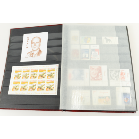 COLLECTION MONACO 2006 À 2012 TIMBRES NEUFS VALEUR FACIALE 395 EUROS