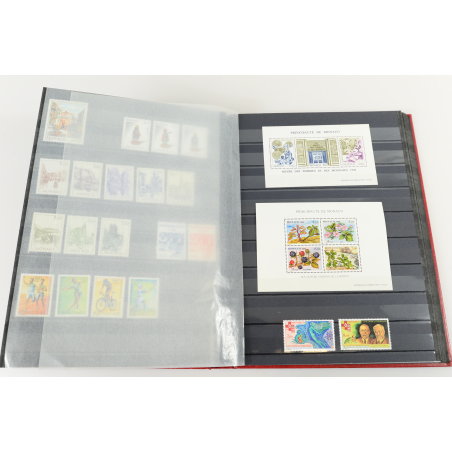 COLLECTION MONACO AVANT 1999 TIMBRES NEUFS VALEUR FACIALE 163 EUROS