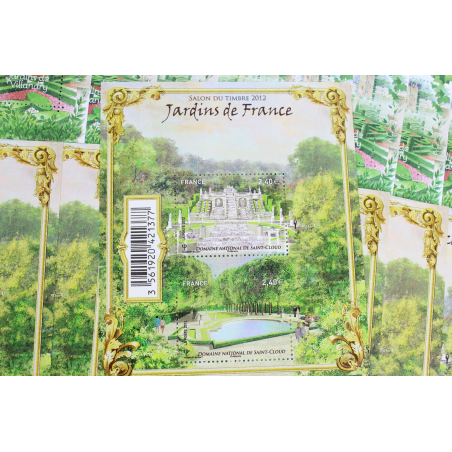 LOT 20 BLOCS JARDINS FRANCE 2011-12 TIMBRES 2.40EUR POUR AFFRANCHIR, FACIALE 96€