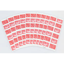 LOT 10 CARNETS COMPO VARIABLE N° 1515 TIMBRES VP ET 0.54€ VALEUR FACIALE 118.2€