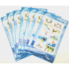 LOT DE 30 BLOCS N°76 SPORT DE GLISSE TIMBRES NEUFS**, FACIALE 75€