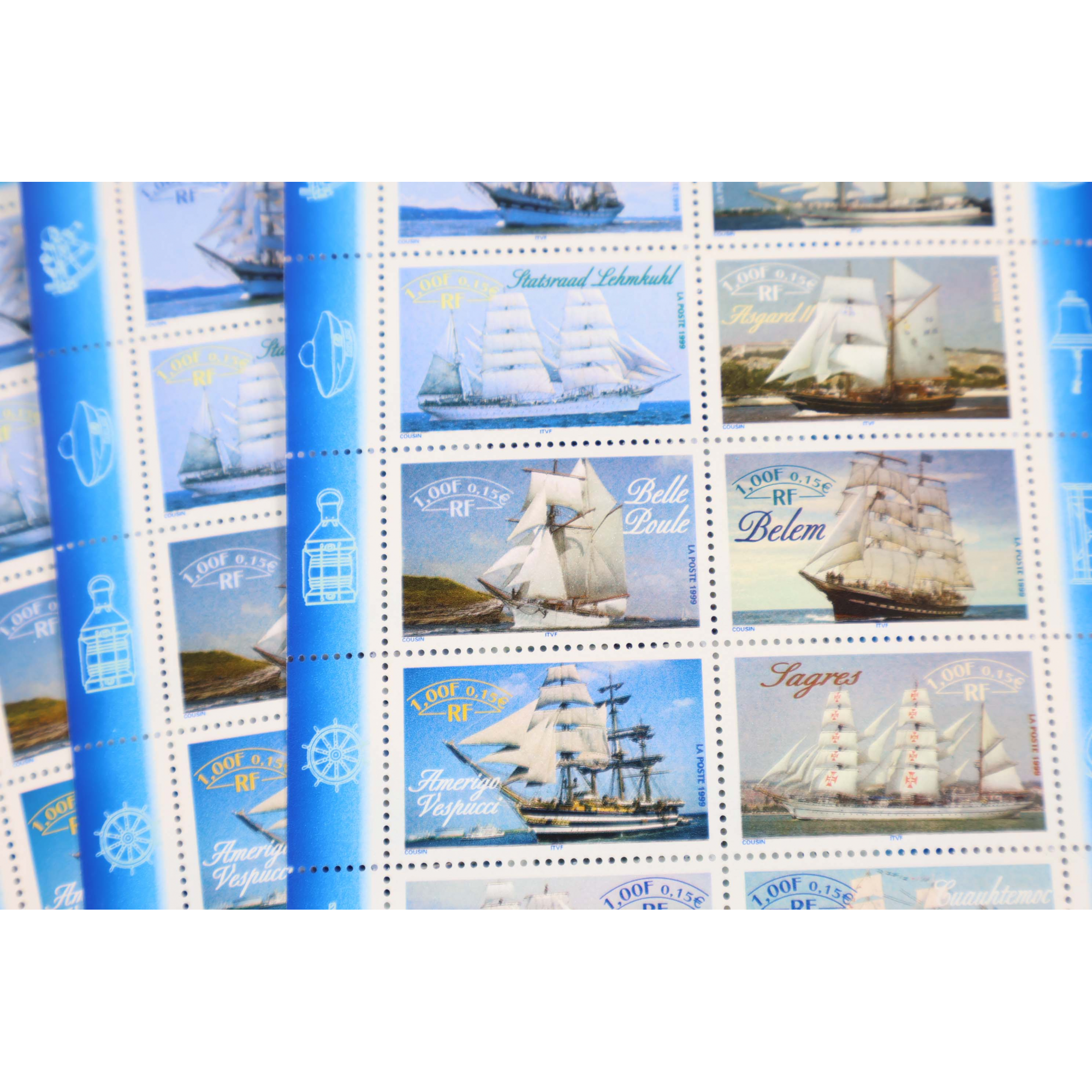 LOT 50 BLOCS N° 25 ARMADA DU SIÈCLE, TIMBRES NEUFS** 0.15€ X 10 - FACIALE 75€