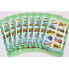 LOT 40 BLOCS N° 38 LÉGENDES DU RAIL, TIMBRES NEUFS** 0.23€ X 10 - FACIALE 92€