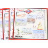 LOT 25 BLOCS N° F4730 MADRID, TIMBRES NEUFS** 0.63€ X 4 - VALEUR FACIALE 63€