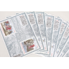 LOT 25 BLOCS N° F4704 HISTOIRE FRANCE, TIMBRES NEUFS** 1.35€ X 2 - FACIALE 67.5€