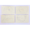 FRANCE LOT DE 4 TIMBRES N° 122 2f TYPE MERSON, TIMBRES OBLITÉRÉS COTE 360 EUROS