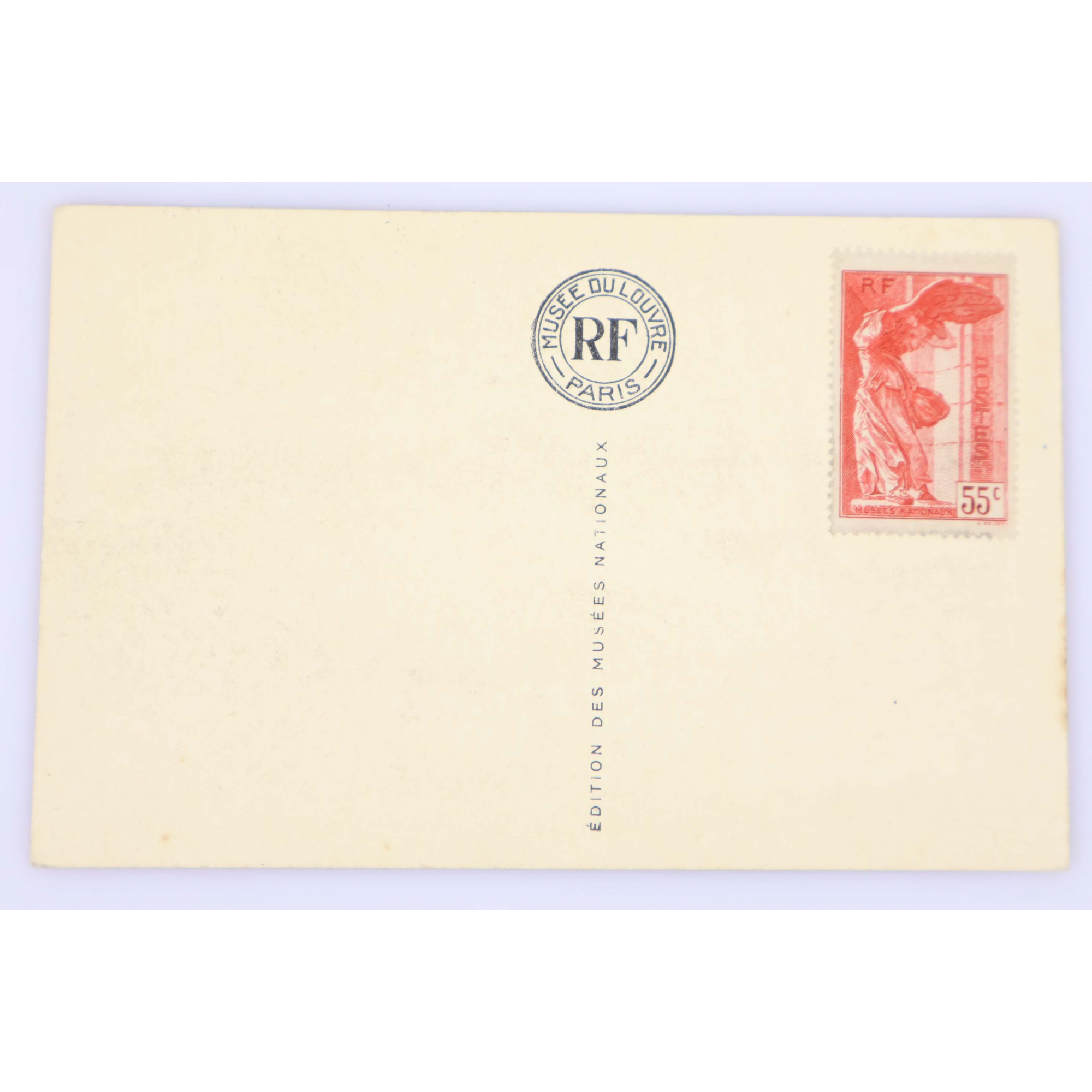 N° 354-355 VICTOIRE DE SAMOTHRACE SUR CARTES POSTALES MUSÉE DU LOUVRE, NEUFS