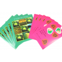 LOT 20 BLOCS N° 27/43 ST VALENTIN COEURS, TIMBRES NEUFS** 0.46€ X 5, FACIALE 46€