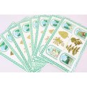 LOT 10 BLOCS N° 71 SALON DU TIMBRE 2004, TIMBRES NEUFS** 1.90€ X 4 FACIALE 76€