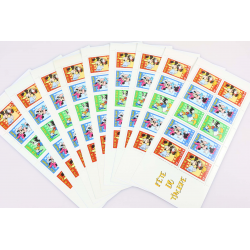 LOT 15 CARNETS BC3641a FETE DU TIMBRE 2004 DISNEY TIMBRES NEUFS** FACIALE 88.50€