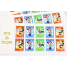 LOT 15 CARNETS BC3641a FETE DU TIMBRE 2004 DISNEY TIMBRES NEUFS** FACIALE 88.50€