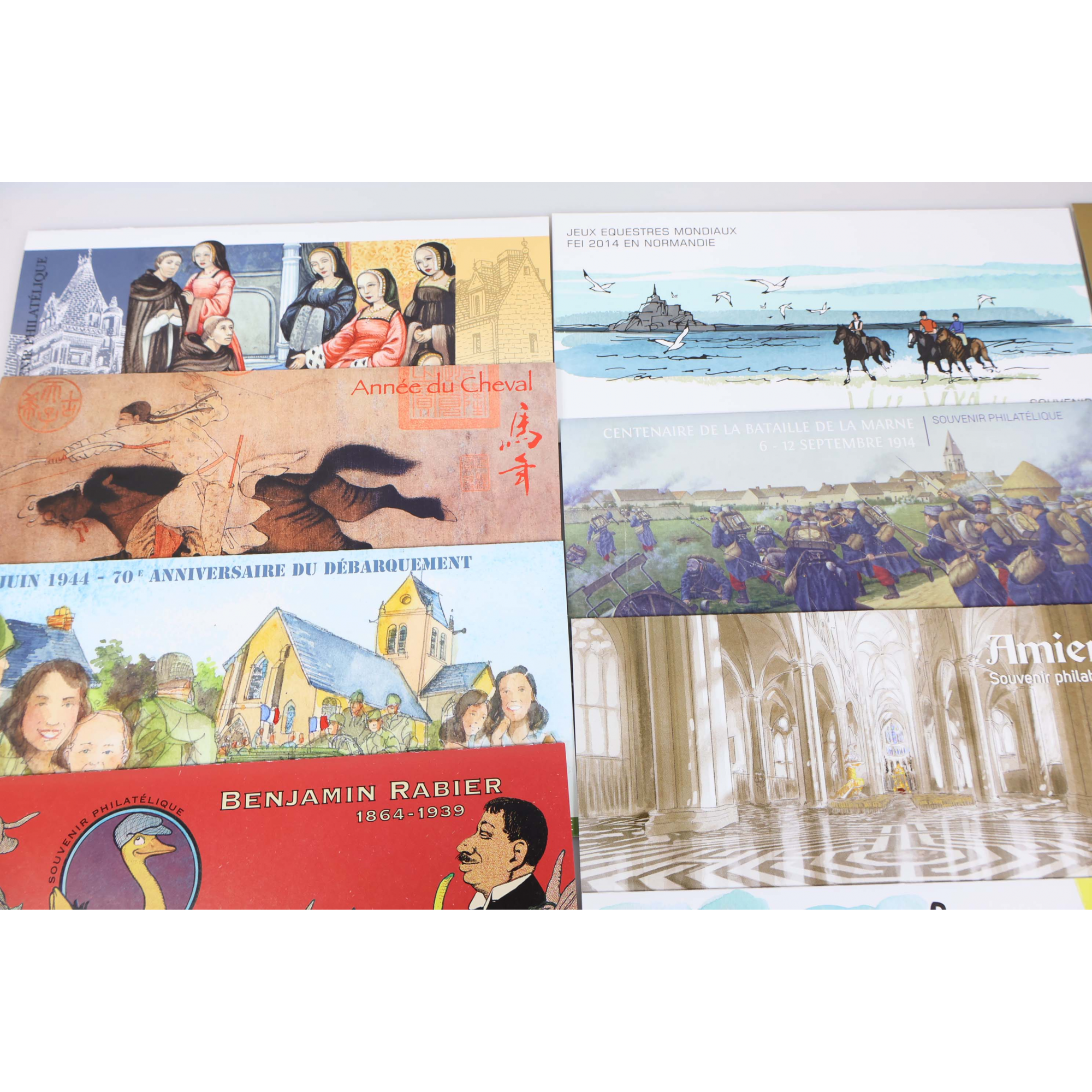 BLOCS SOUVENIRS DE FRANCE ANNÉE COMPLÈTE 2014, N° 91 A 106 TIMBRES NEUFS**