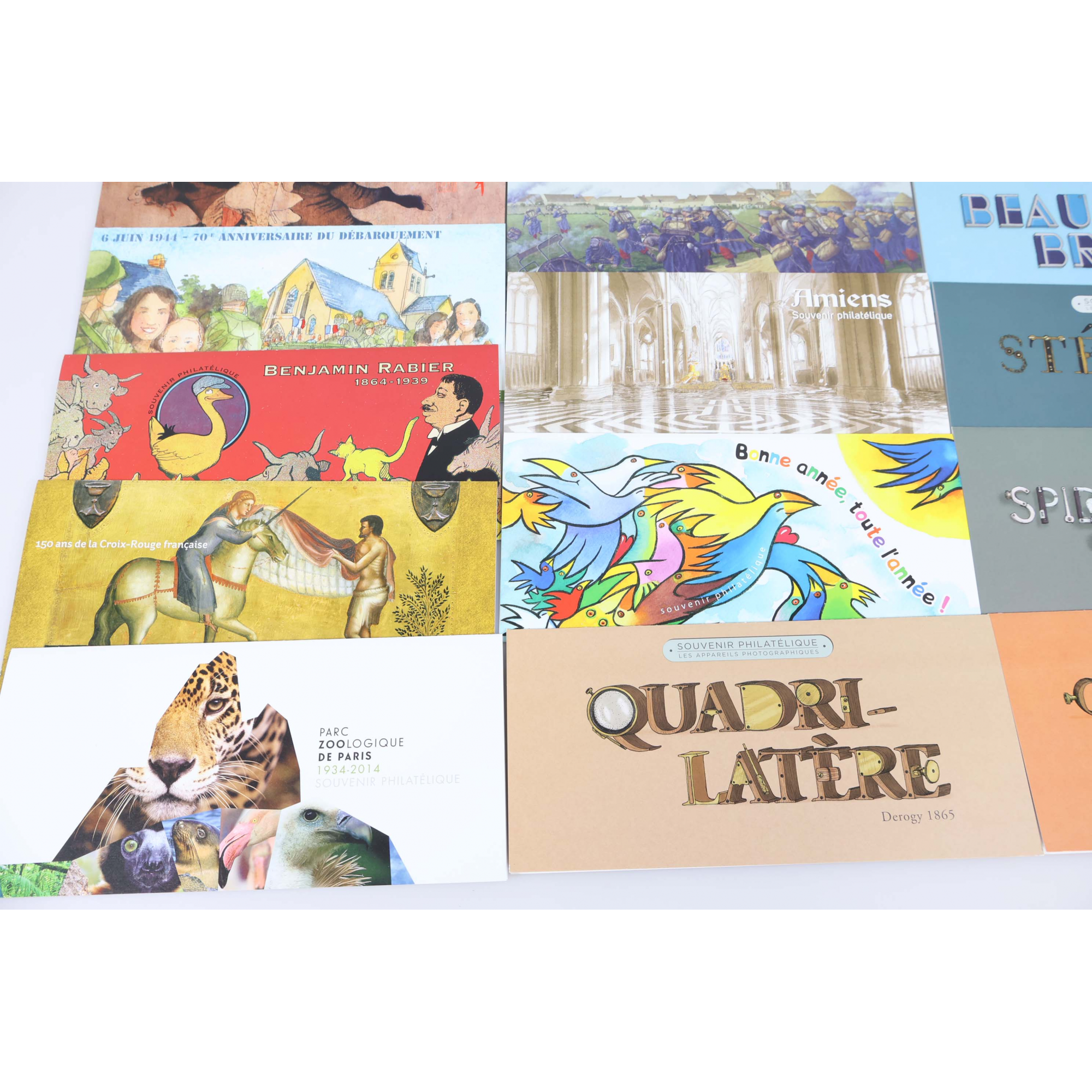 BLOCS SOUVENIRS DE FRANCE ANNÉE COMPLÈTE 2014, N° 91 A 106 TIMBRES NEUFS**