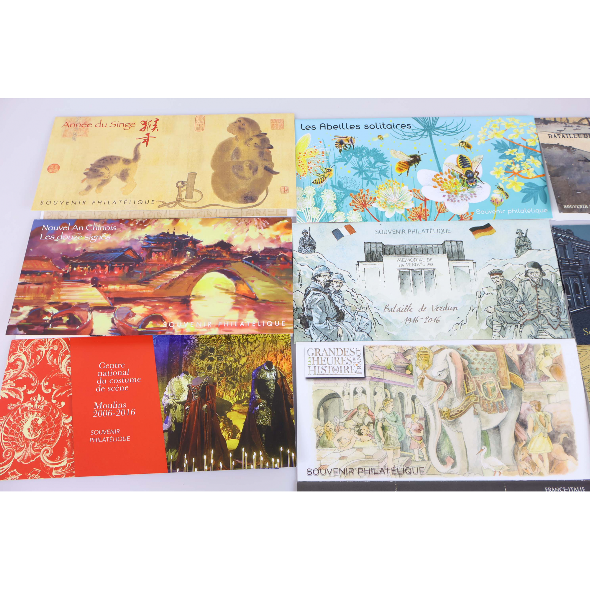 FRANCE COLLECTION BLOCS SOUVENIRS 2016 ANNÉE COMPLÈTE N° 122 A 131 NEUFS**