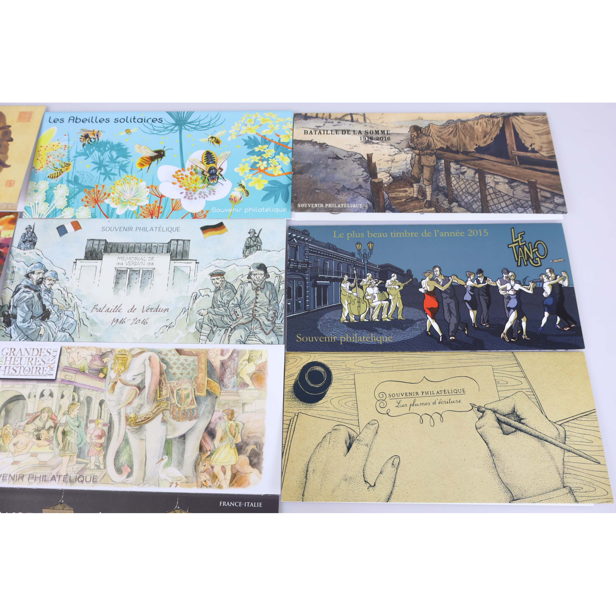 FRANCE COLLECTION BLOCS SOUVENIRS 2016 ANNÉE COMPLÈTE N° 122 A 131 NEUFS**