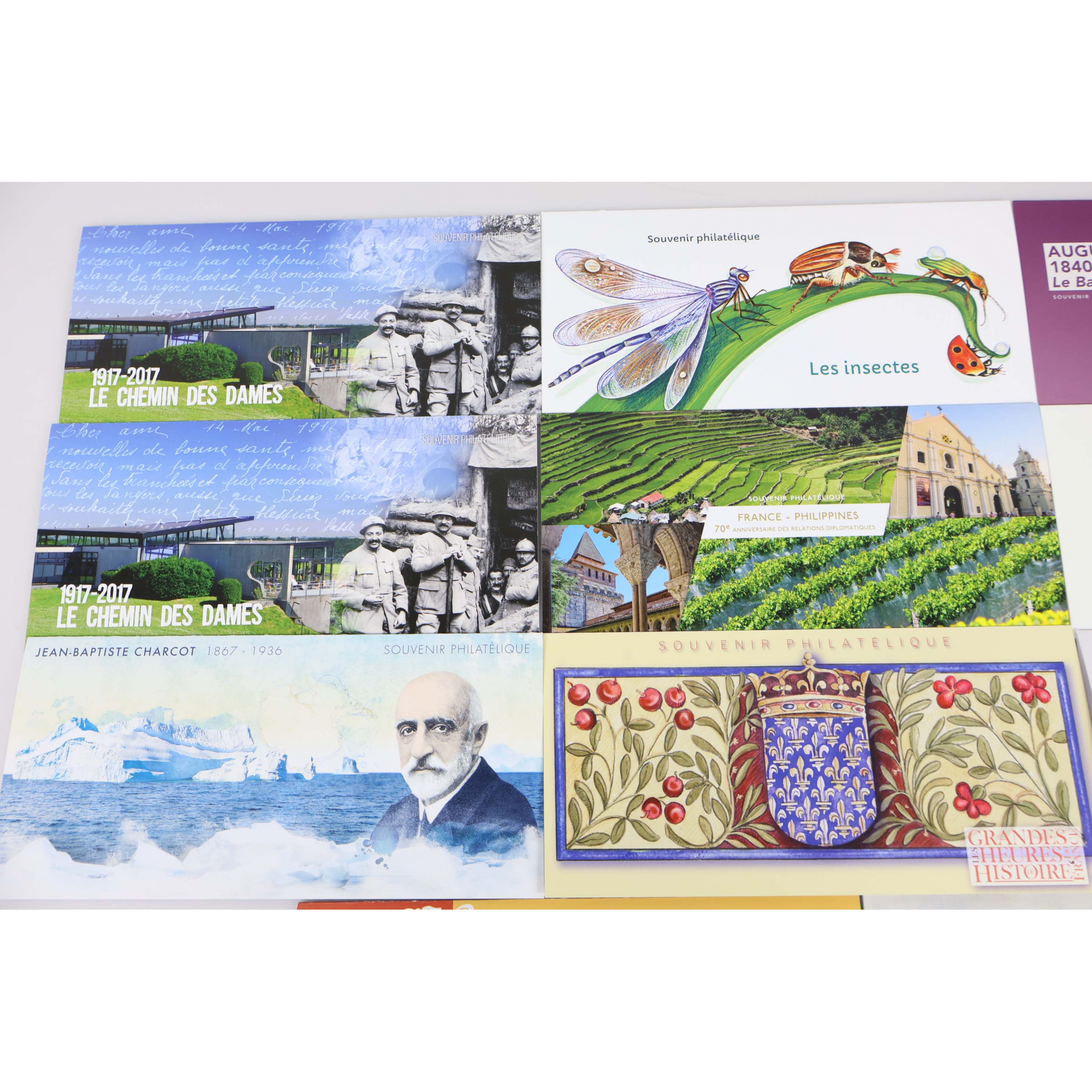 FRANCE COLLECTION BLOCS SOUVENIRS 2017 ANNÉE COMPLÈTE N° 132 A 141 NEUFS**