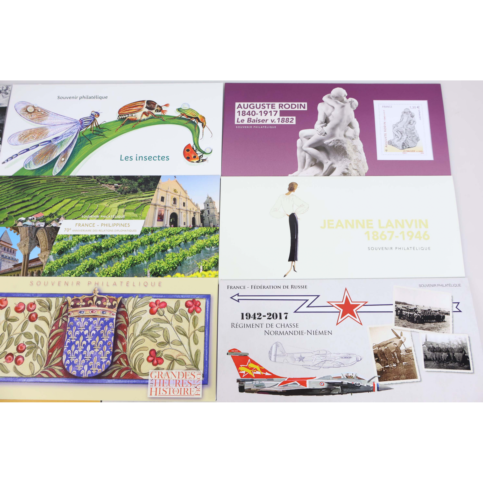 FRANCE COLLECTION BLOCS SOUVENIRS 2017 ANNÉE COMPLÈTE N° 132 A 141 NEUFS**