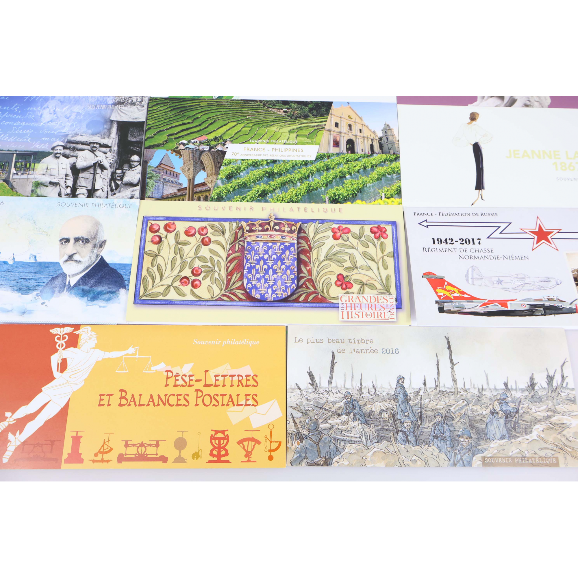 FRANCE COLLECTION BLOCS SOUVENIRS 2017 ANNÉE COMPLÈTE N° 132 A 141 NEUFS**