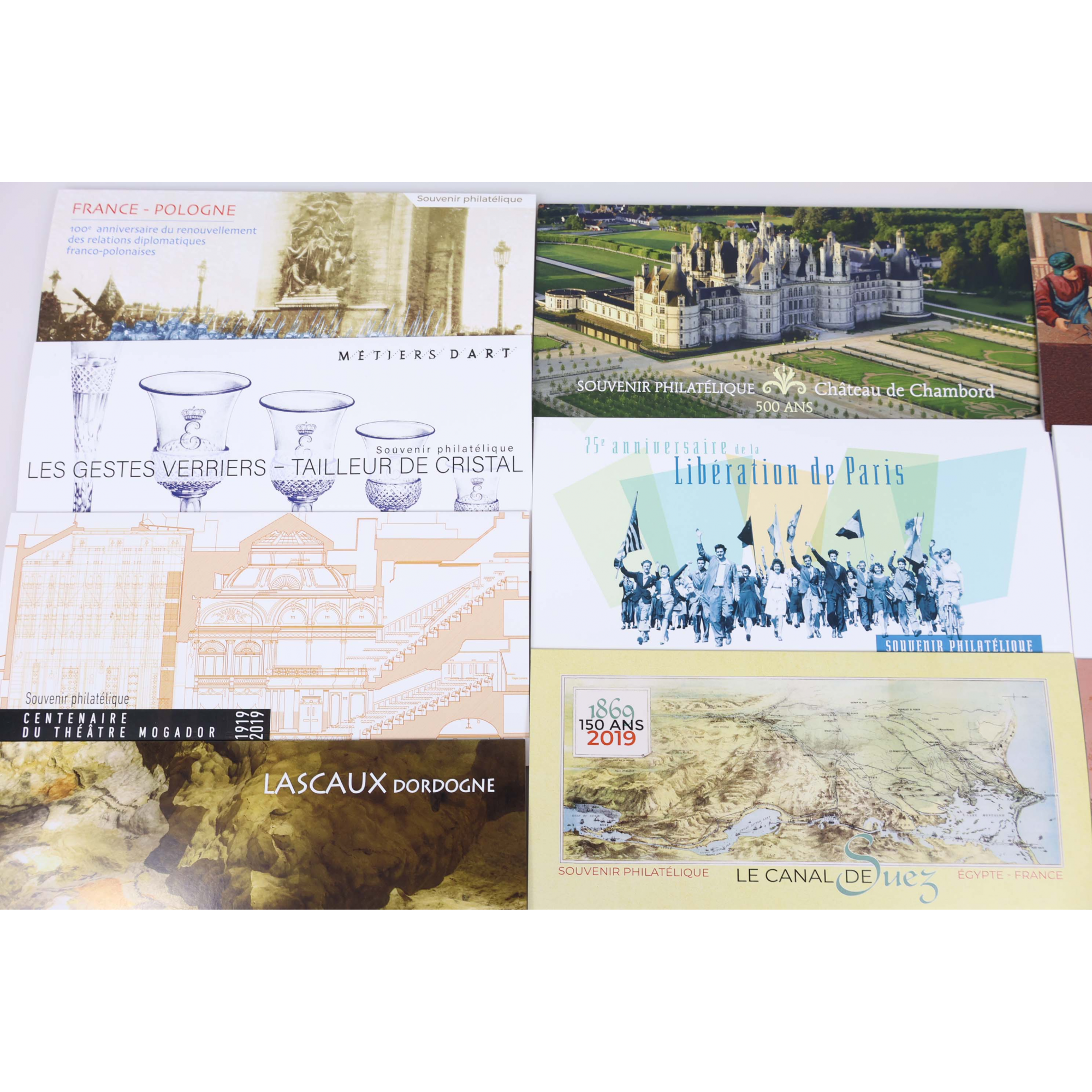 FRANCE COLLECTION BLOCS SOUVENIRS 2019 ANNÉE COMPLÈTE N° 151 A 163 NEUFS**