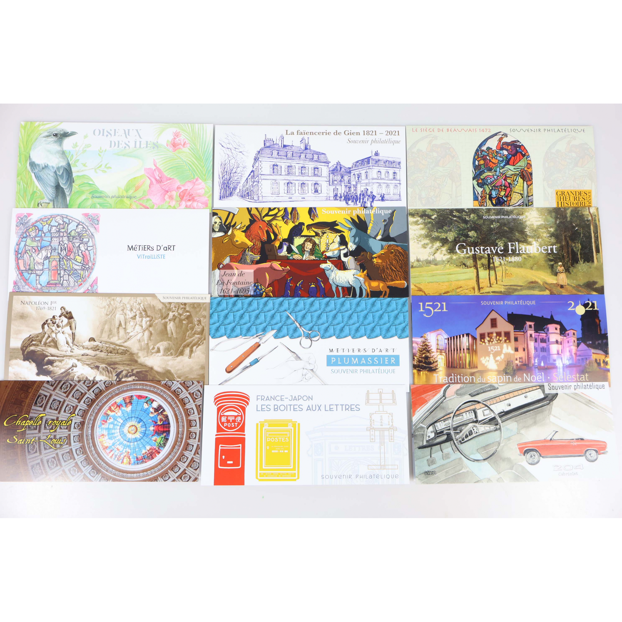 FRANCE COLLECTION BLOCS SOUVENIRS 2021 ANNÉE COMPLÈTE N° 175A A 186 NEUFS**