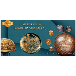 FRANCE, BLOC SOUVENIR N° 172, GRAVEUR SUR MÉTAL ANNÉE 2020 - LUXE