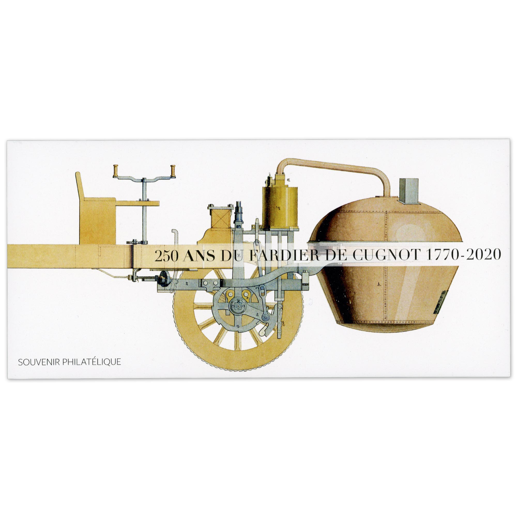FRANCE, BLOC SOUVENIR N° 169, 250 ANS DU FARDIER DE CUGNOT ANNÉE 2020 - LUXE