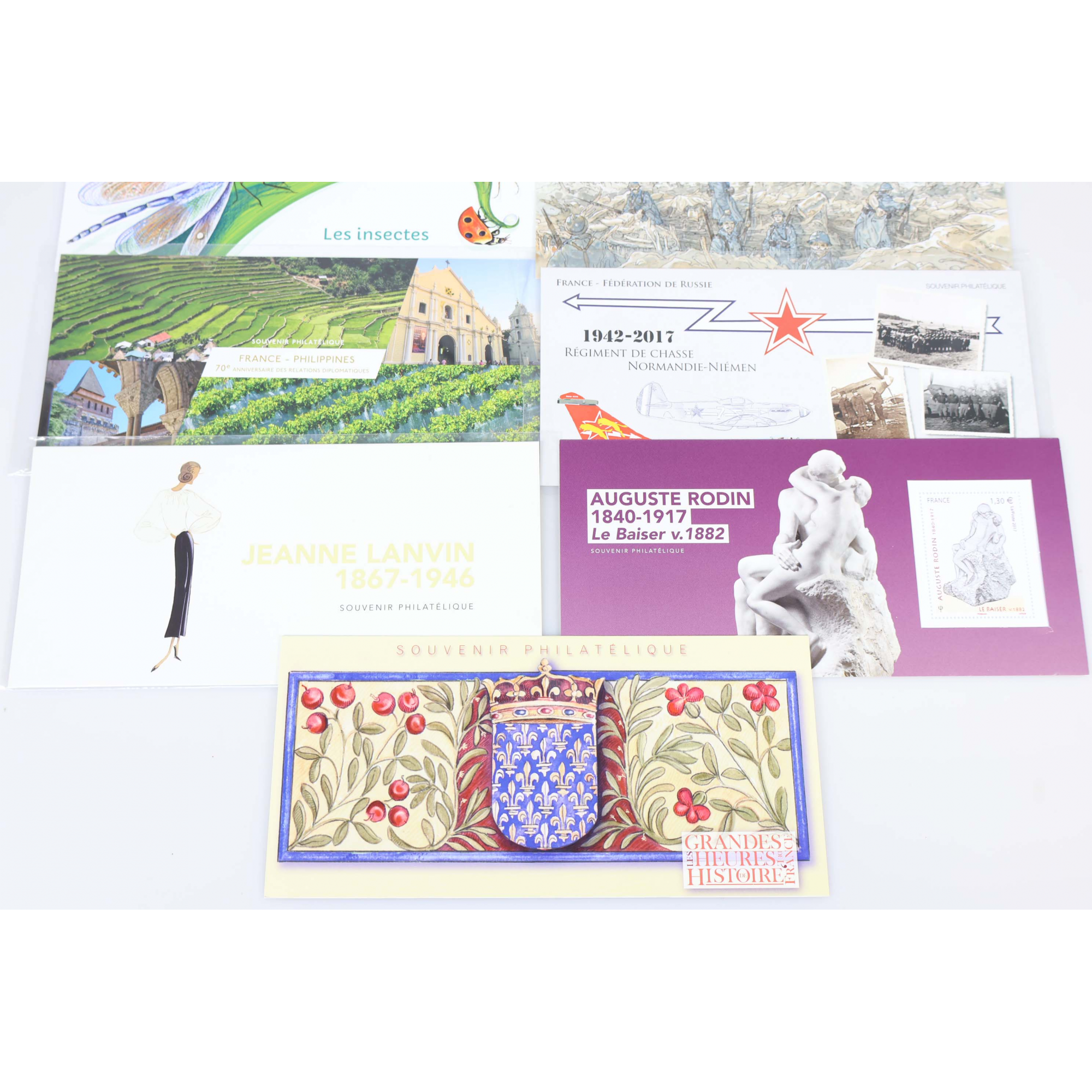 FRANCE COLLECTION BLOCS SOUVENIRS ANNÉE 2017 N° 132 A 141 SANS LE N°133, NEUFS**